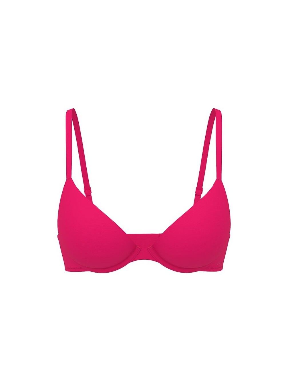 Victoria's Secret Pink Wear Everywhere Push-up Bra Hot Stuff Pink 38DDD Hot Pink - Picture 3 of 7